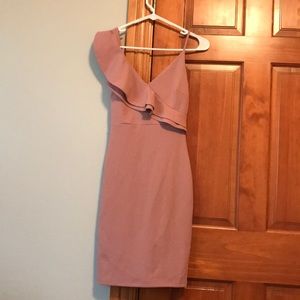 Blush colored party dress